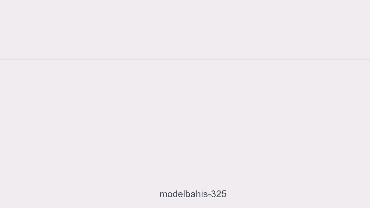 Modelbahis 325