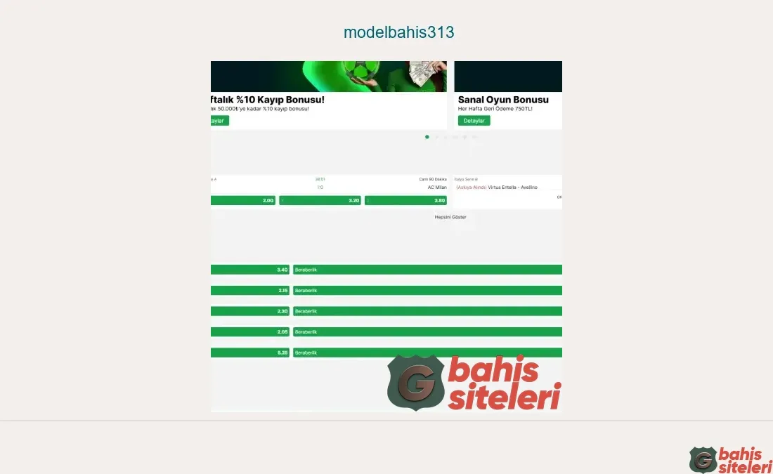 Modelbahis313