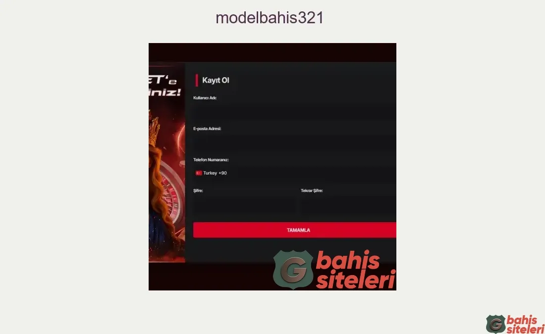 Modelbahis321