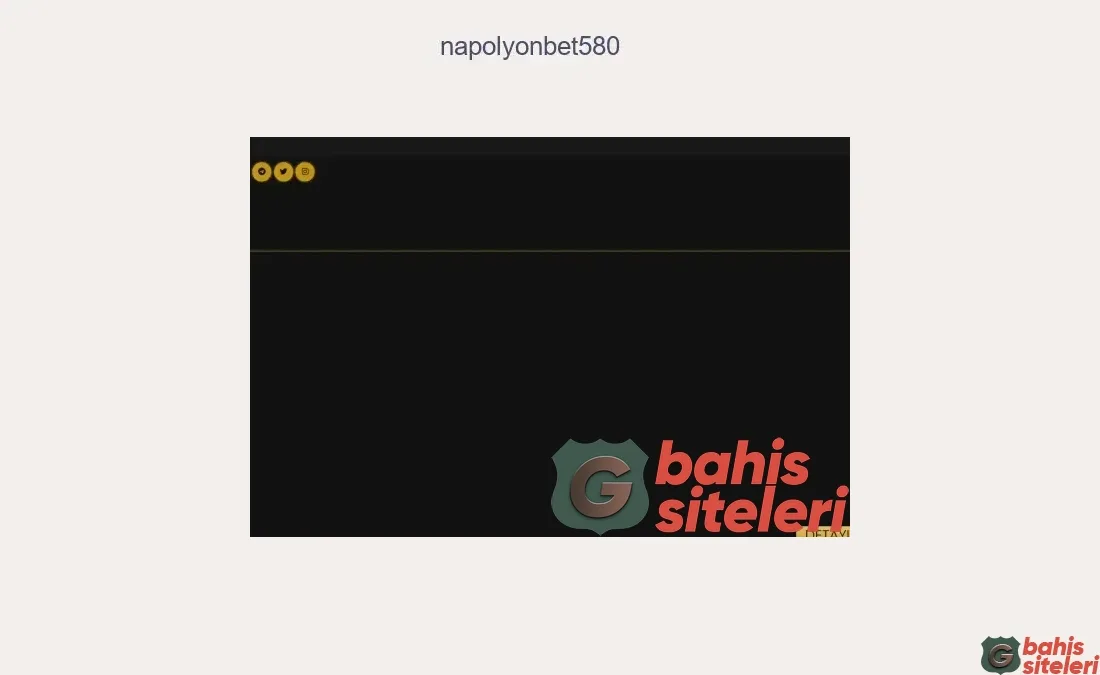 Napolyonbet580
