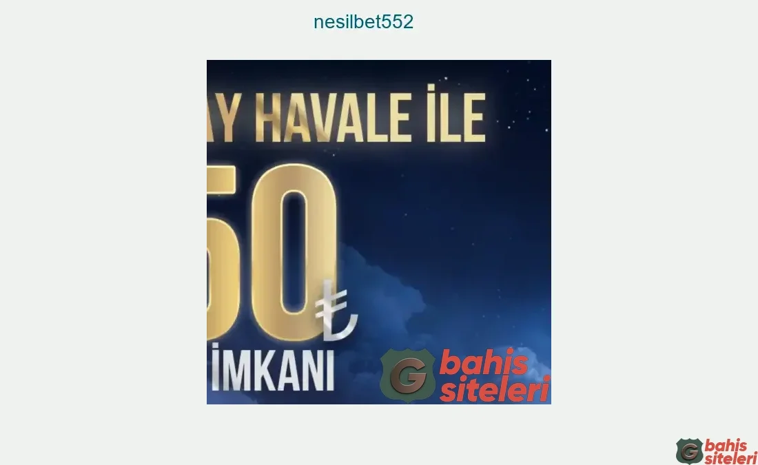 Nesilbet552