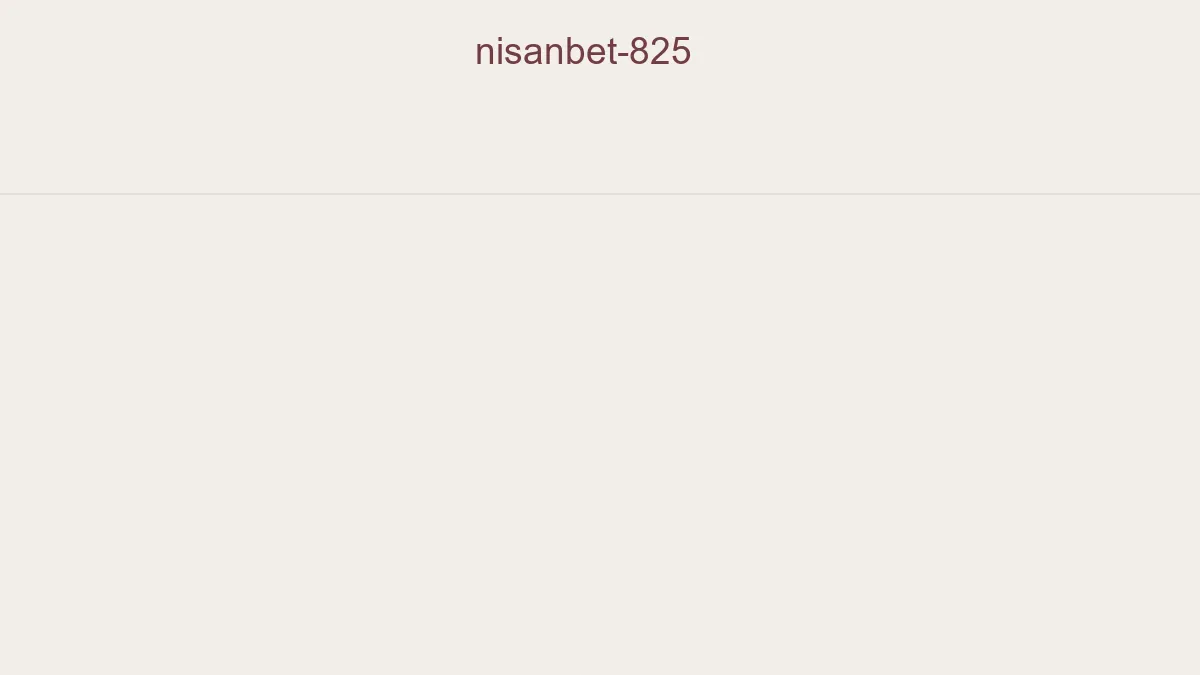 Nisanbet 825