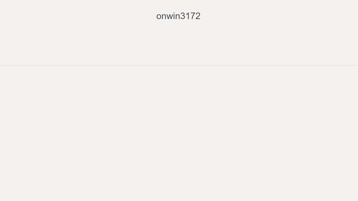 Onwin3172