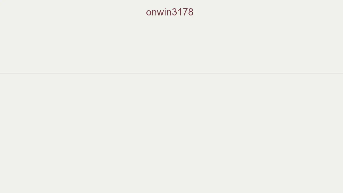 Onwin3178