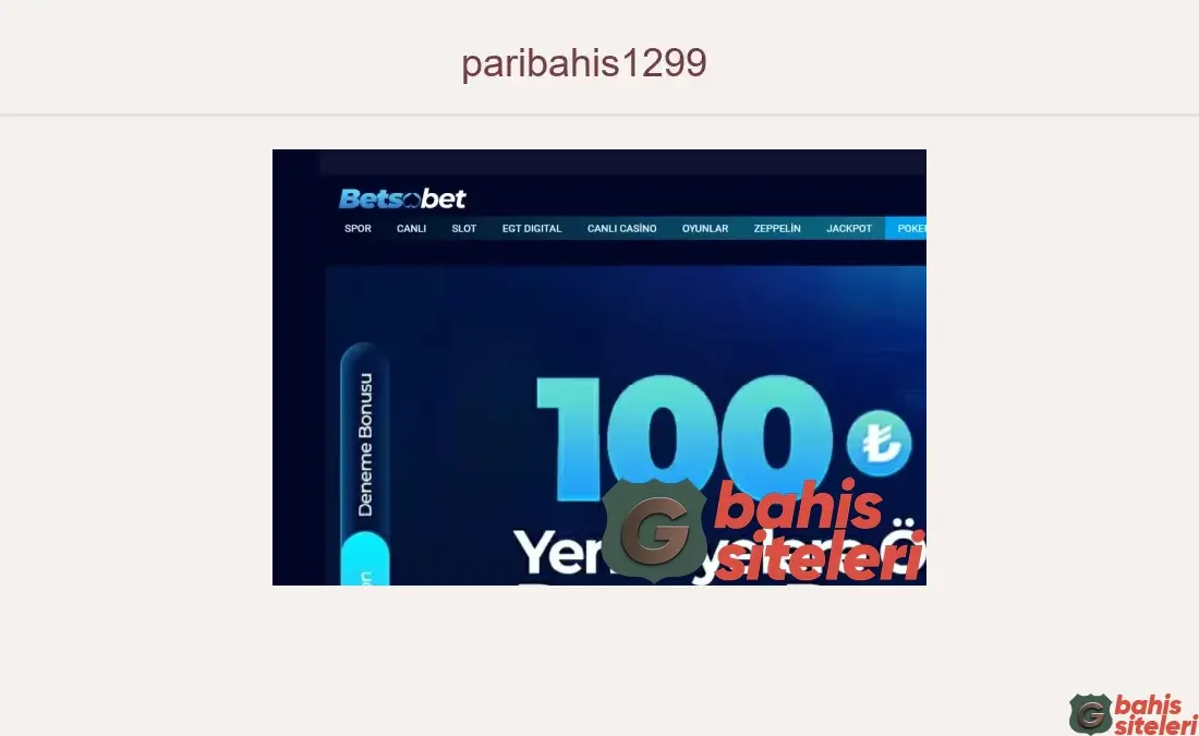 Paribahis1299
