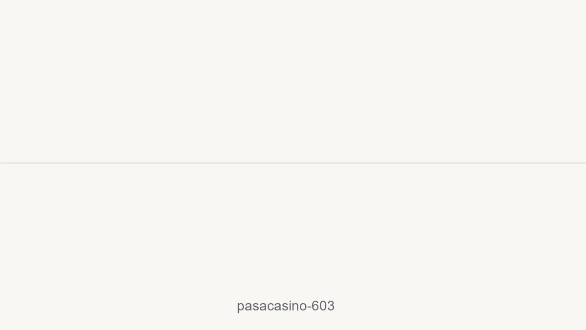 Pasacasino 603