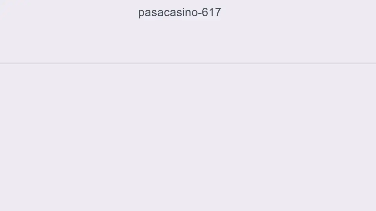 Pasacasino 617