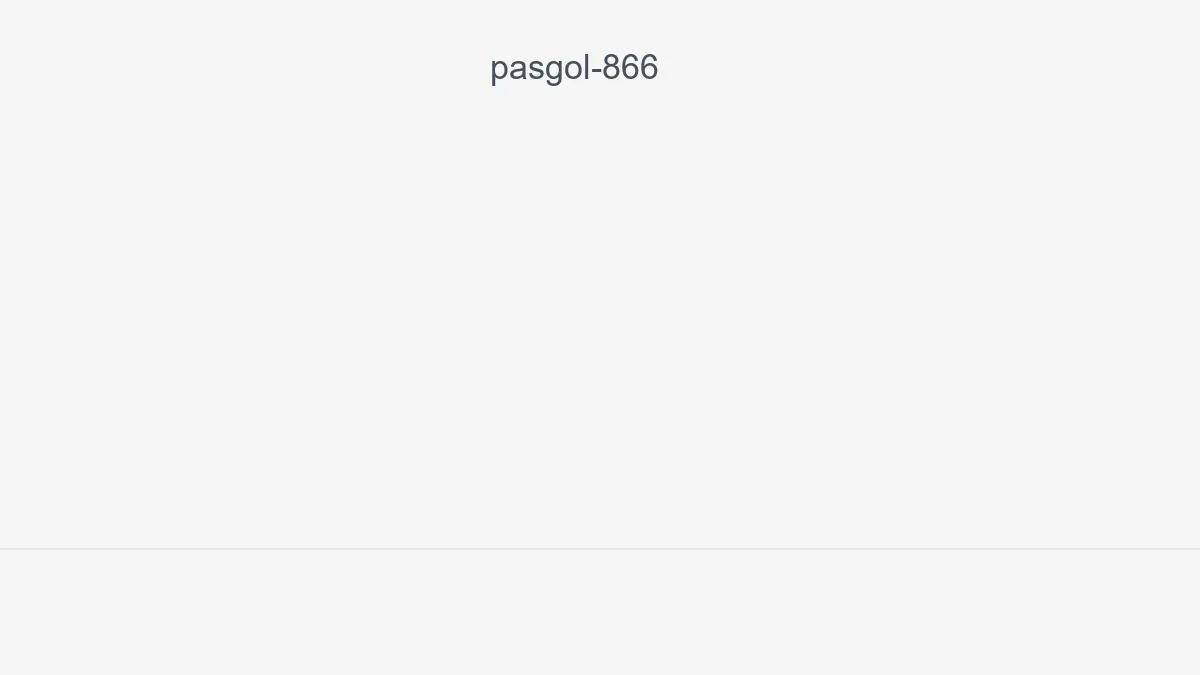 Pasgol 866