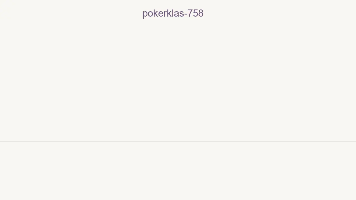 Pokerklas 758