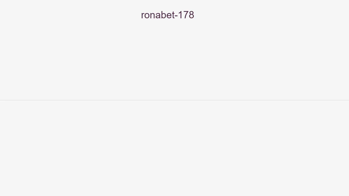 Ronabet 178