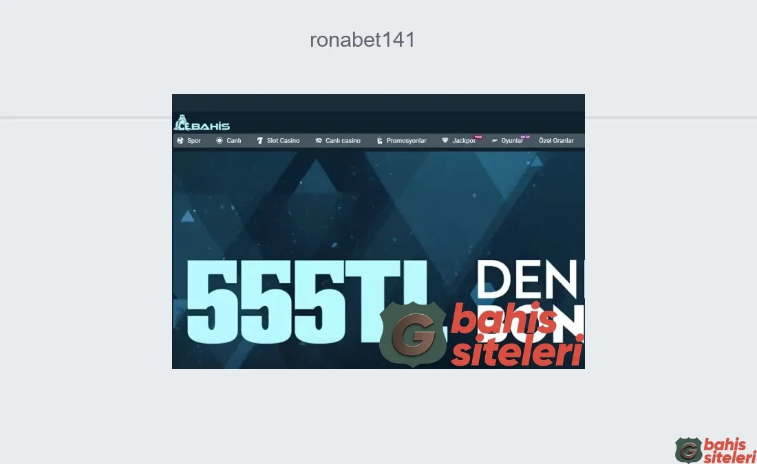 Ronabet141