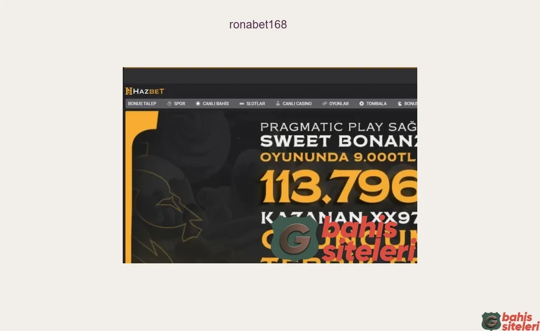 Ronabet168