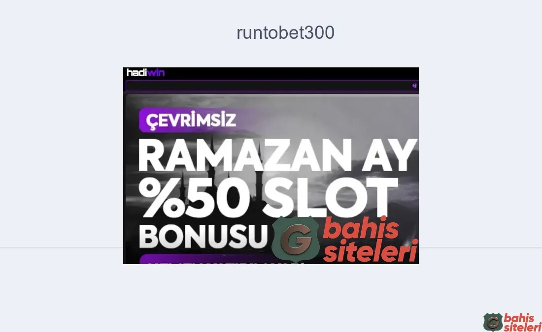 Runtobet300