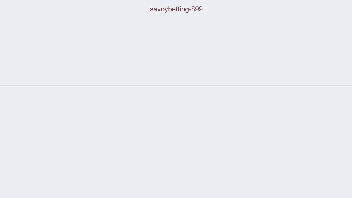 Savoybetting 899