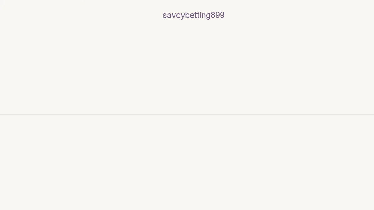 Savoybetting899
