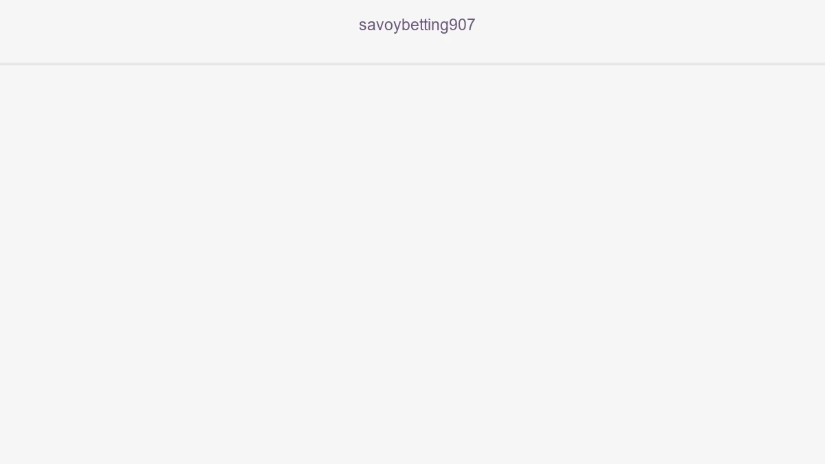 Savoybetting907