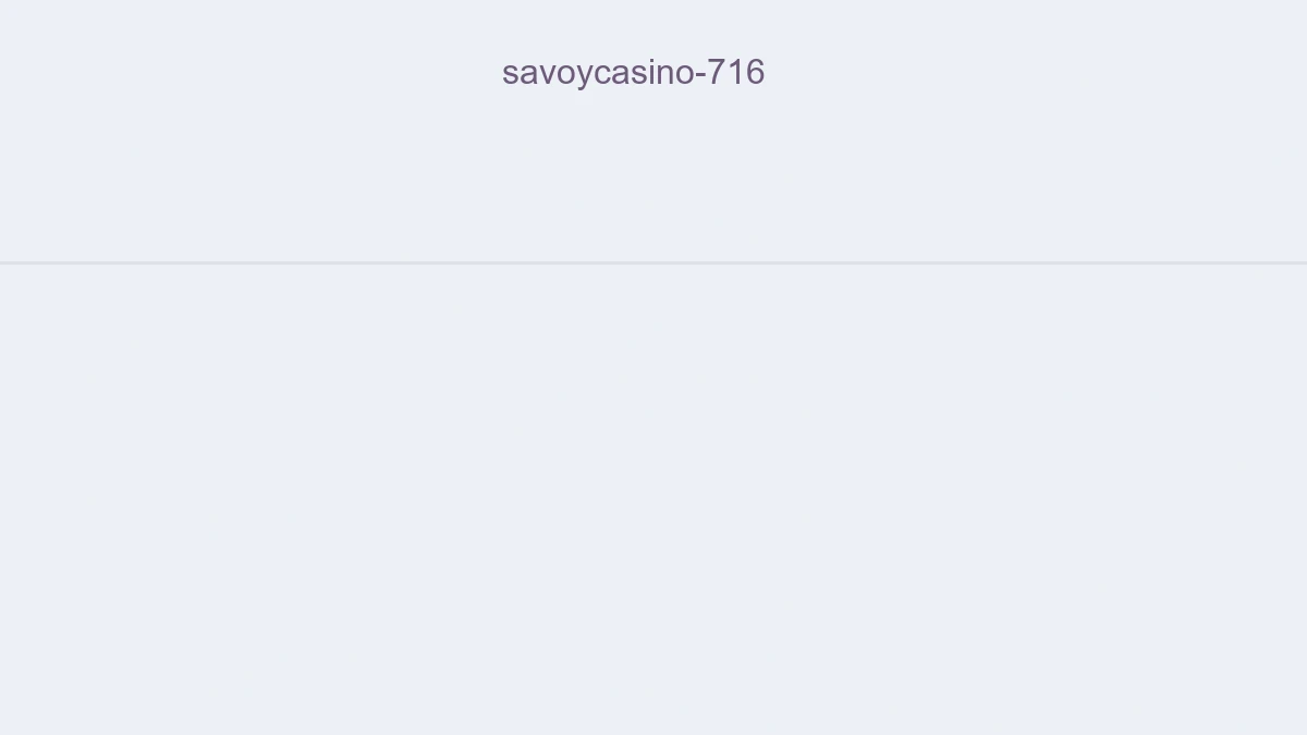 Savoycasino 716