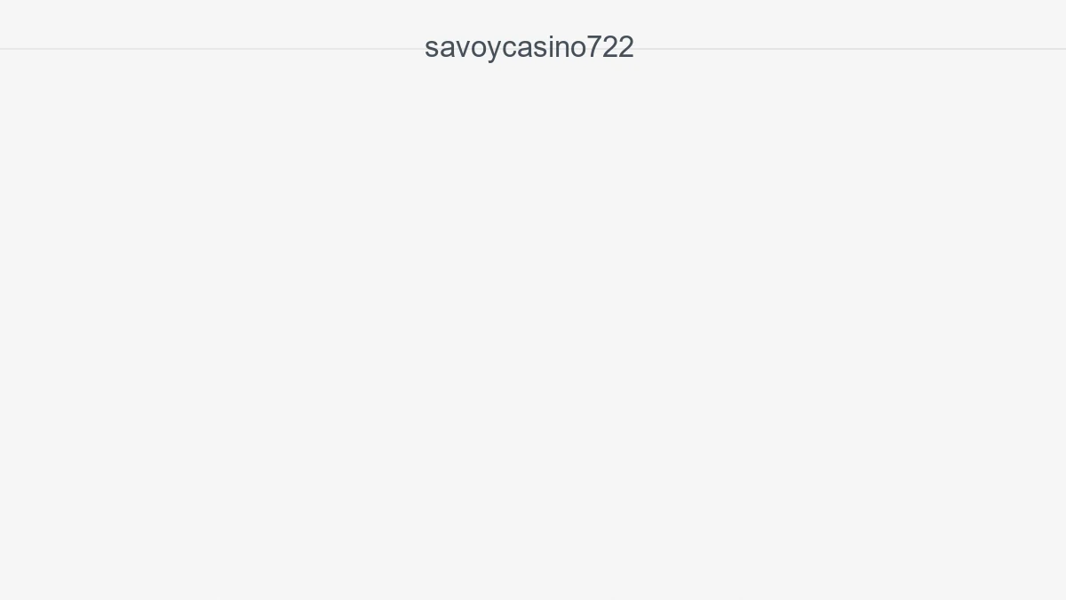 Savoycasino722