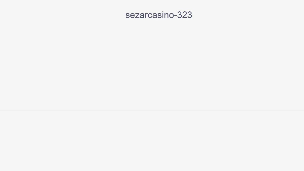 Sezarcasino 323