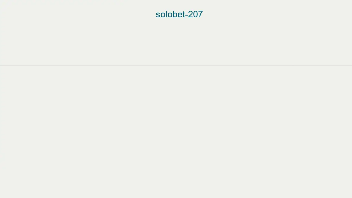 Solobet 207