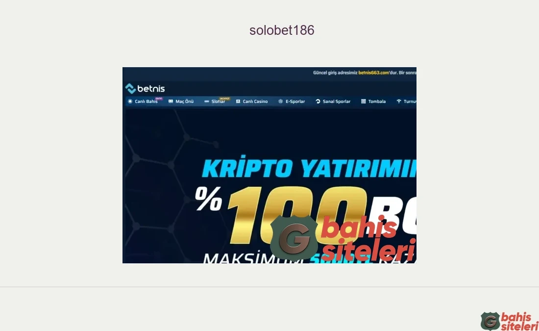 Solobet186