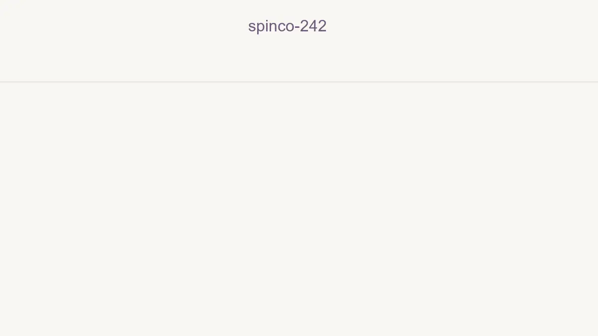 Spinco 242