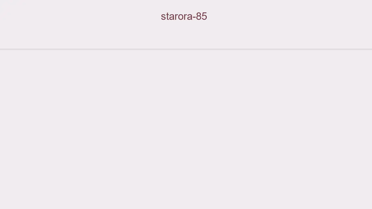 Starora 85