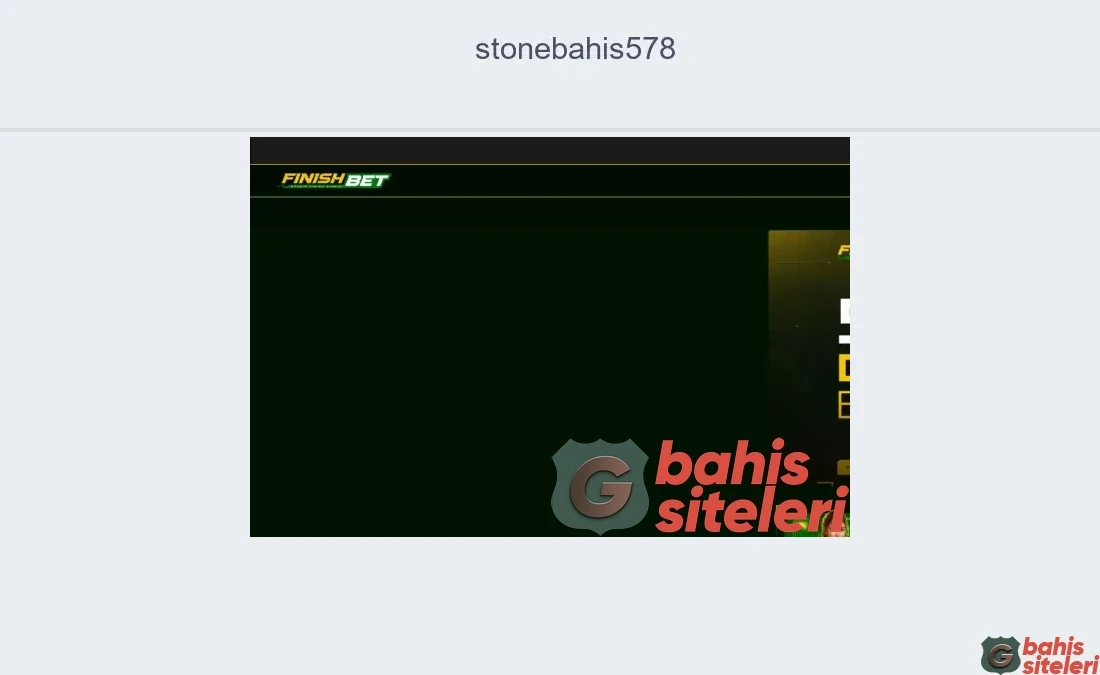 Stonebahis578