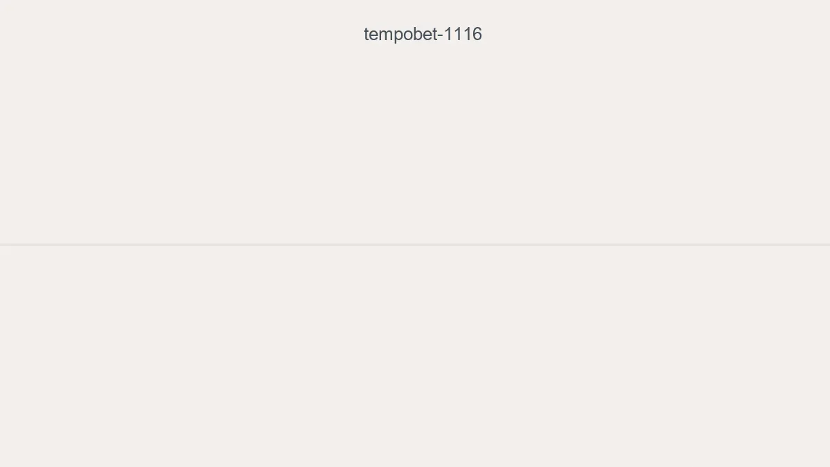 Tempobet 1116