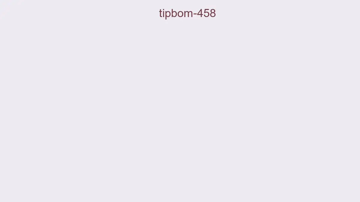 Tipbom 458