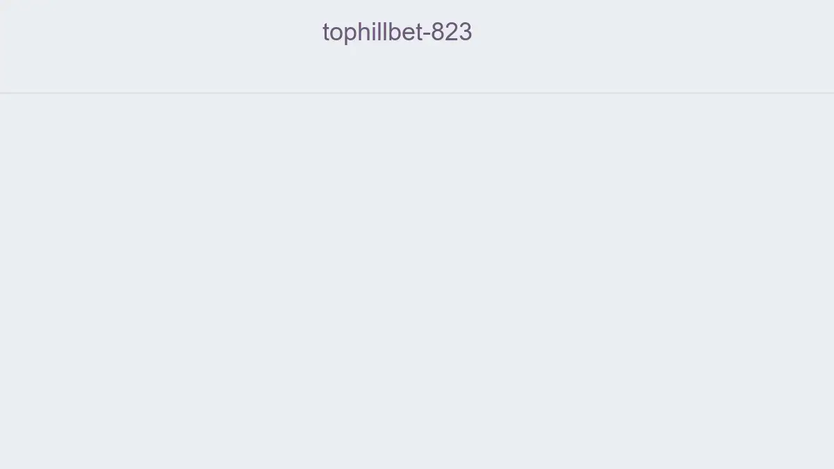 Tophillbet 823