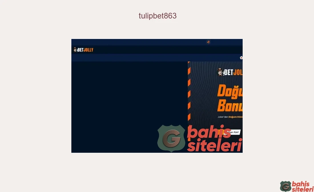 Tulipbet863