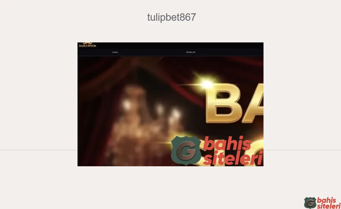 Tulipbet867