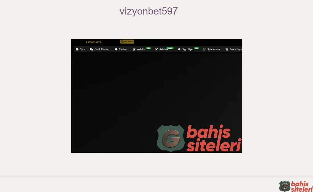 Vizyonbet597