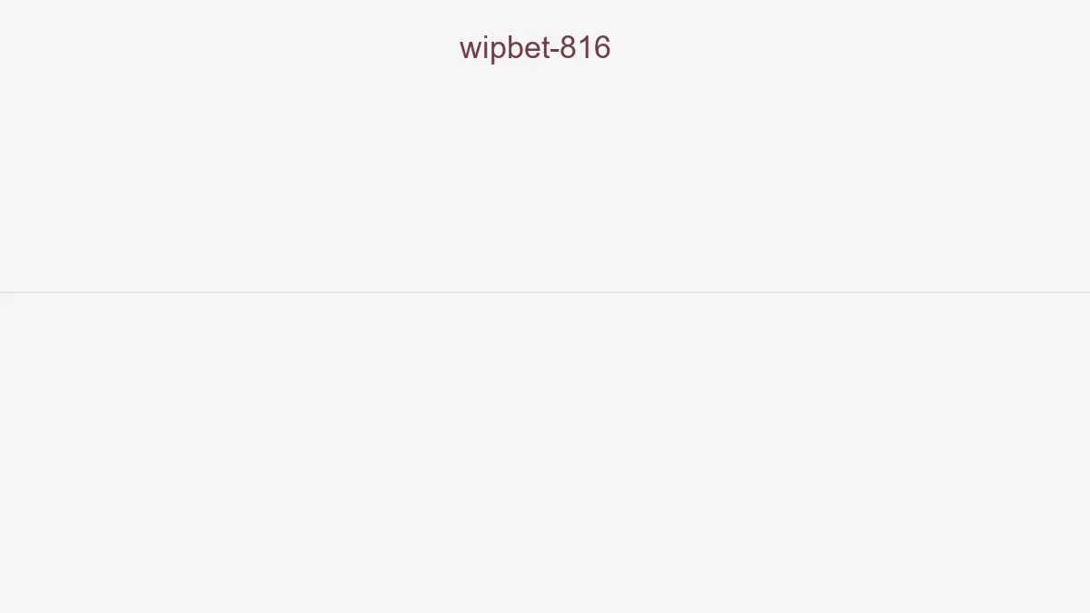 Wipbet 816