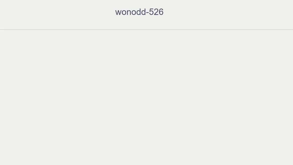 Wonodd 526