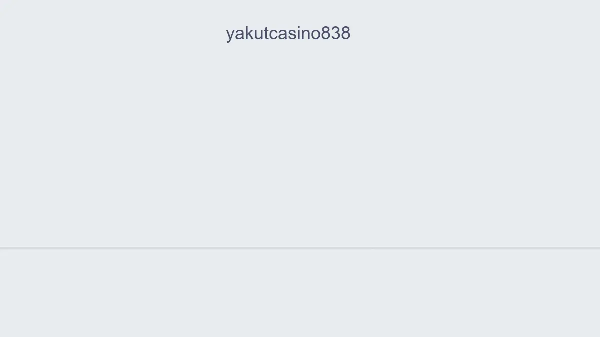 Yakutcasino838