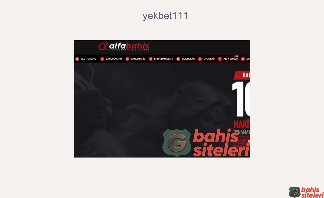 Yekbet111