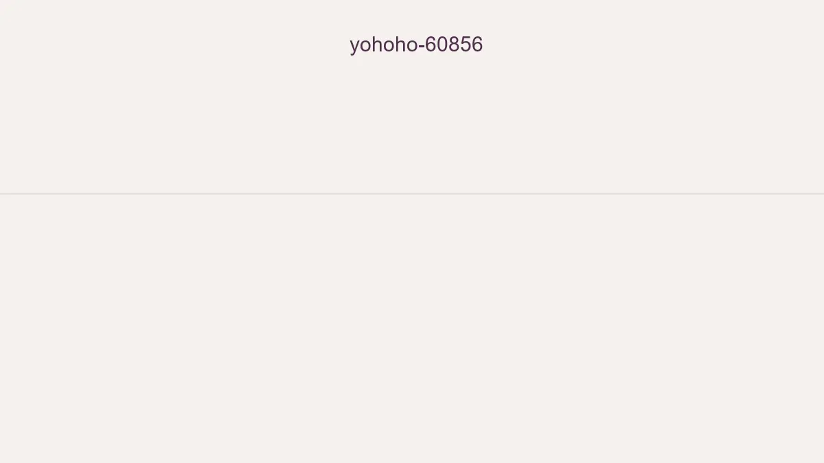 Yohoho 60856