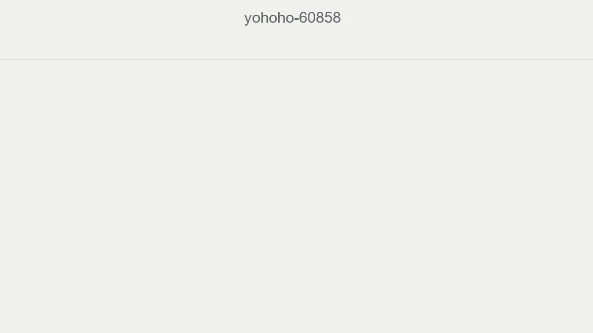 Yohoho 60858