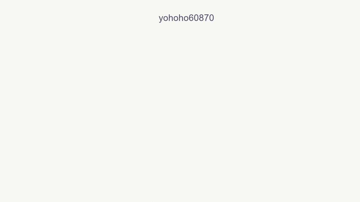 Yohoho60870
